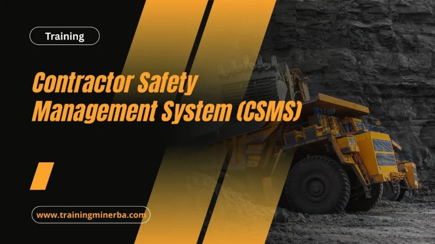 TRAINING CONTRACTOR SAFETY MANAGEMENT SYSTEM JOGJA