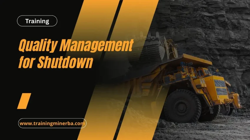 PELATIHAN QUALITY MANAGEMENT FOR SHUTDOWN JAKARTA